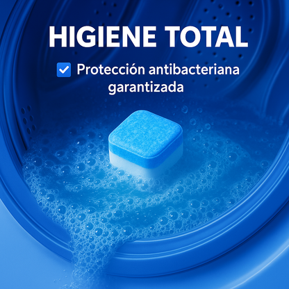 Oferta 2x1: Pastillas Antibacteriales para Lavarropa (Pack 12)
