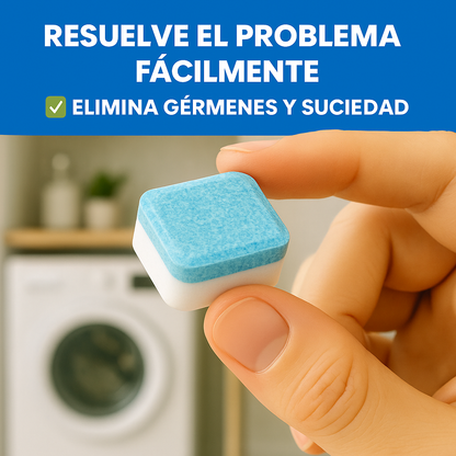 Oferta 2x1: Pastillas Antibacteriales para Lavarropa (Pack 12)