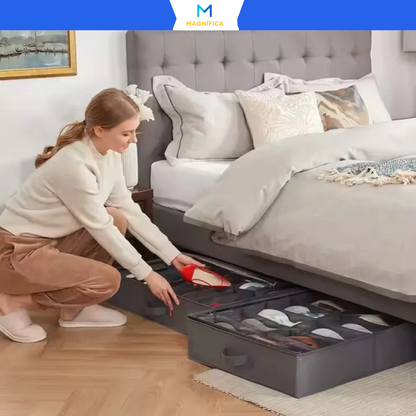 2X1 Organizador De Zapatilla Bajo Cama